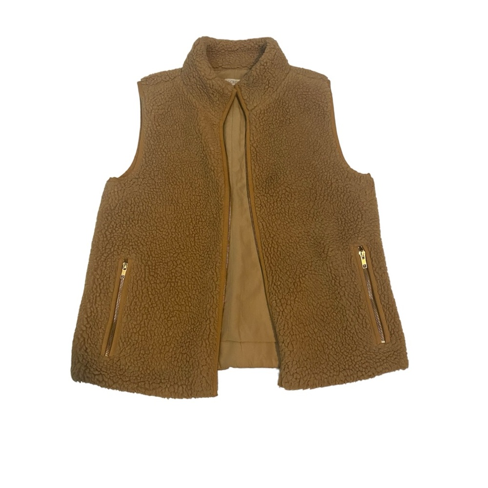 J. Crew teddy bear vest